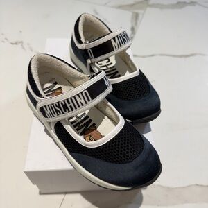 Moschino Black and White Kids Sneakers